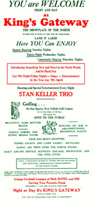 Stan Kellar Trio playbill